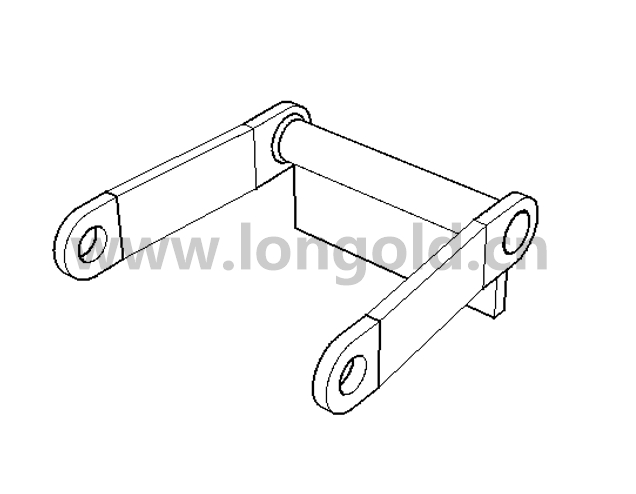 曳引用焊接結構彎板鏈附件